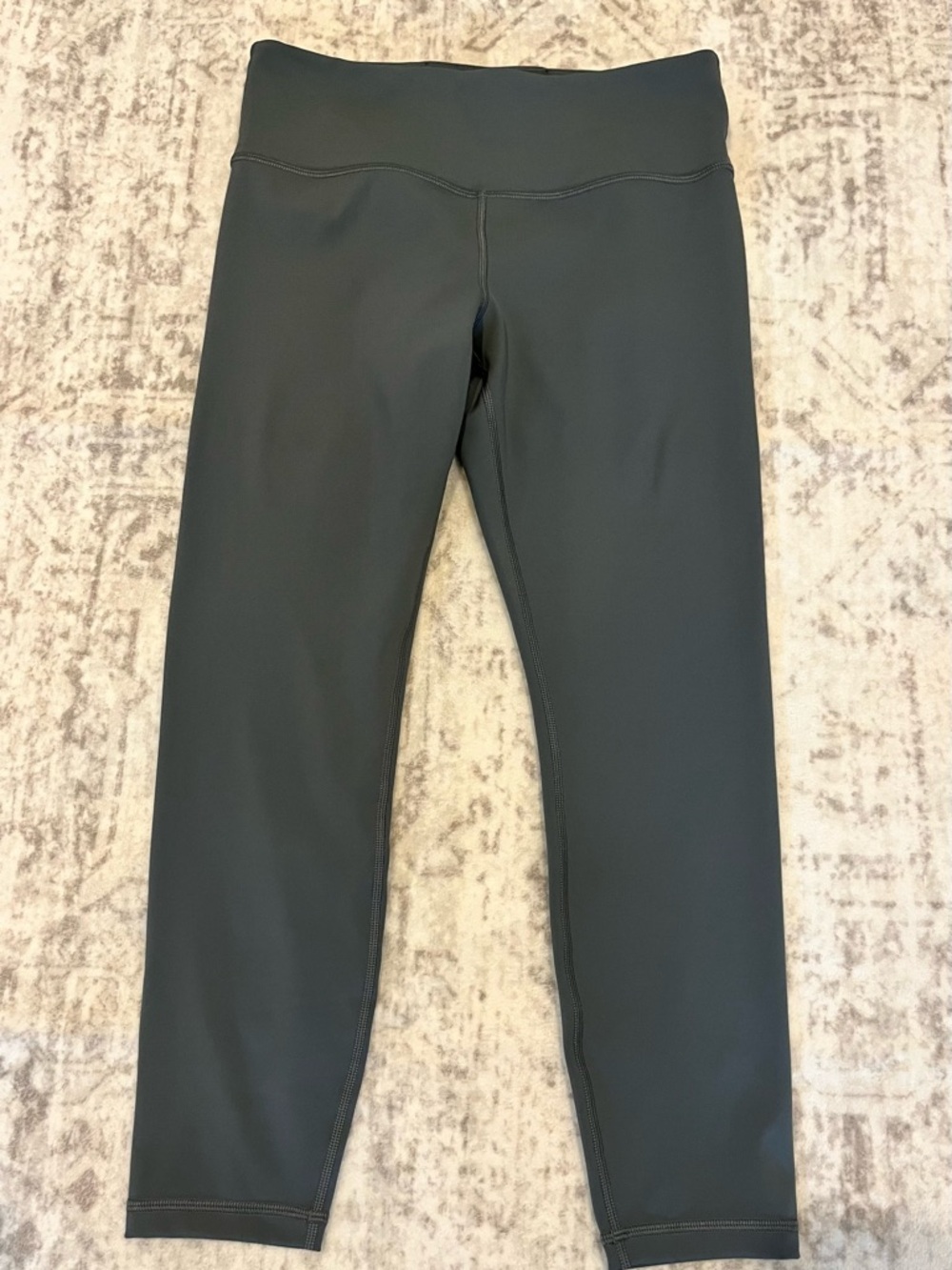 Athleta Elation Train 7/8 Tight Women’s Medium EUC High Rise Leggings Green